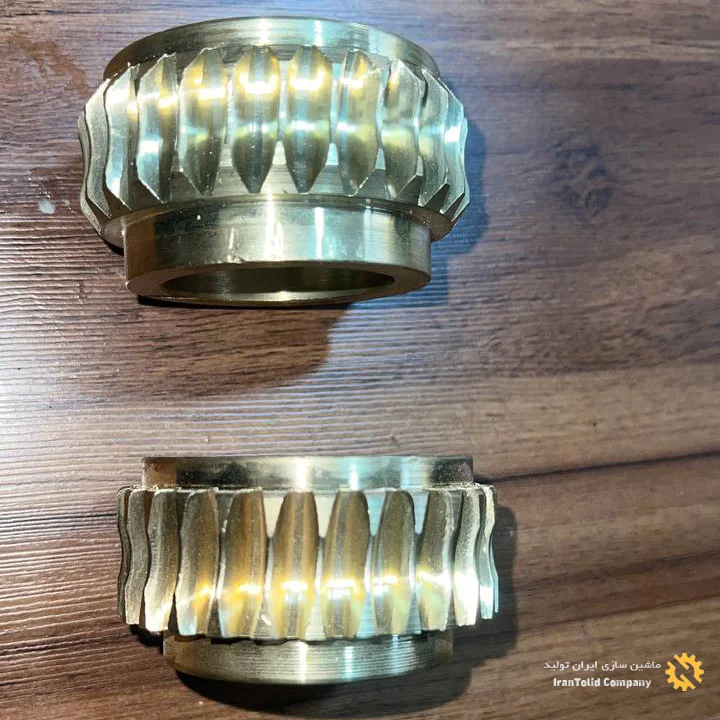 دنده برنجی اره آب صابونی